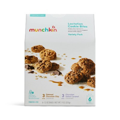 Munchkin Lactation Chocolate Chip Cookie Bites Variety Pack Sampler Ready to Eat - 1.5oz/6ct | Target