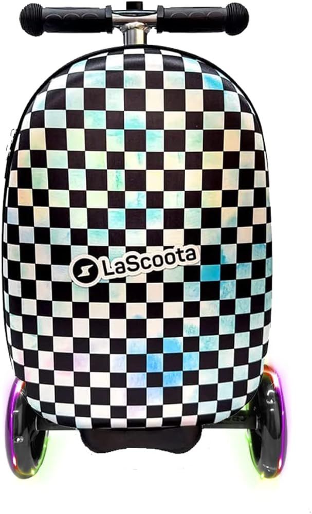 Lascoota Scooter Suitcase, Foldable Scooter Luggage For Kids - Lightweight Kids Ride on Luggage S... | Amazon (US)