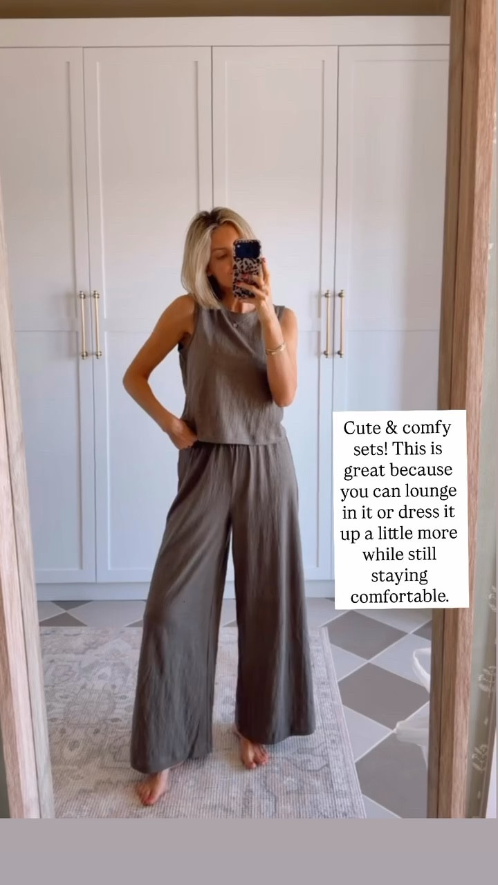 So excited about this new lounge set I got! I actually got in two colors! Super lightweight & comfortable! Wearing size S!

Loverly Grey, matching sets, loungewear, lounge sets, travel outfit, spring outfit, summer outfit 

#LTKSeasonal
