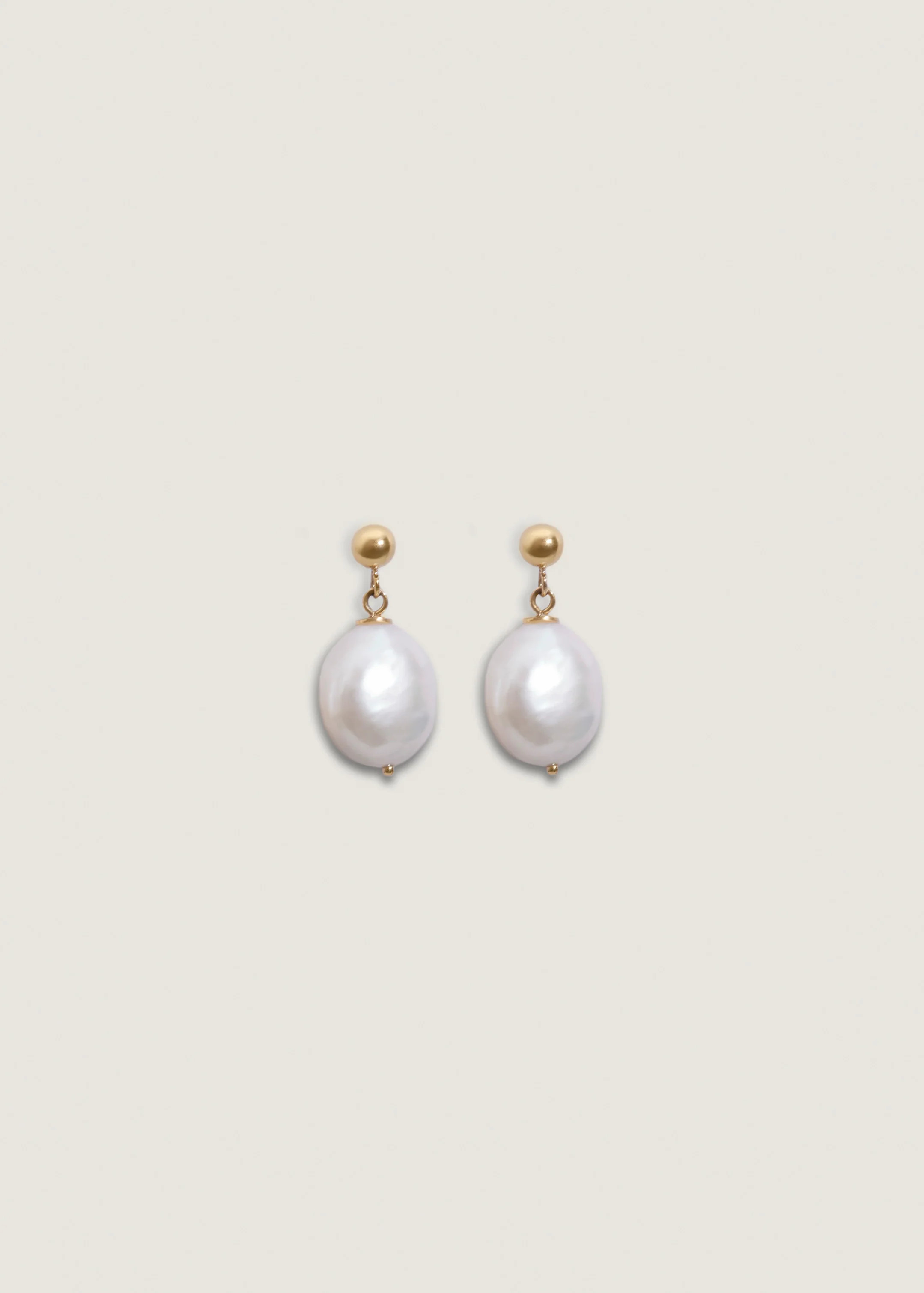 Baroque Pearl Drop Earrings | Kinn Studio