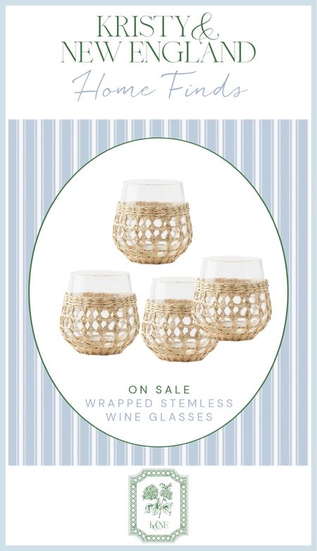 On sale now! wrapped stemless wine glasses

#LTKHome #LTKSaleAlert