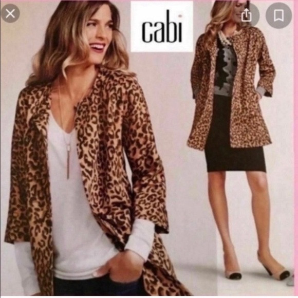 CAbi Leopard Print Jacket | Poshmark