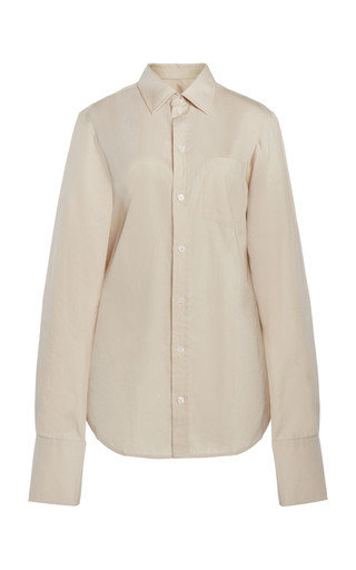 Tab-Detailed Cotton Shirt | Moda Operandi (Global)