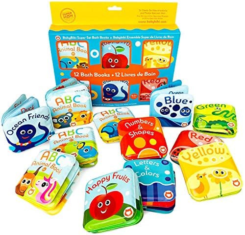 Super Bath Book Set of 12 (Set of 4: Fruit, Ocean, ABC, Numbers Books + Set of 4: Color Recogniti... | Amazon (CA)