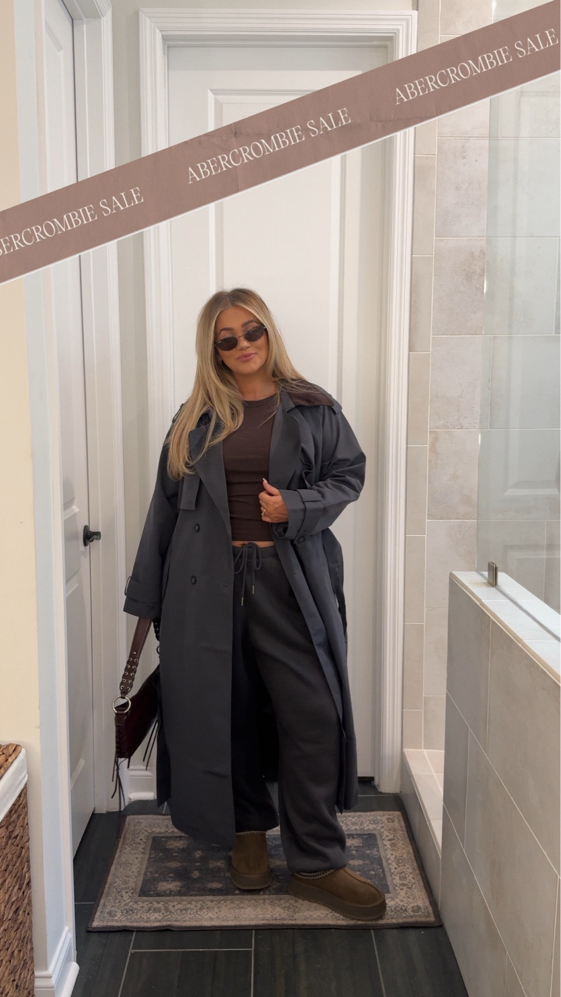 Abercrombie sale! AFKELSEYB for additional 15% off🤎 

Coat- large 
Top- medium
Bottoms- large 

#LTKSeasonal #LTKSaleAlert #LTKMidsize