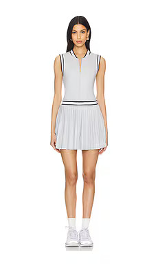 Varley Elgan Dress in Pearl Blue from Revolve.com | Revolve Clothing (Global)