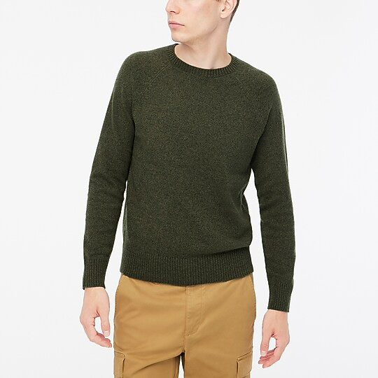 Crewneck sweater in supersoft lambswool blend | J.Crew Factory