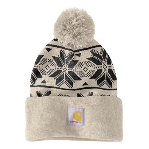 Women's Carhartt Pom Jacquard Knit Beanie | Scheels