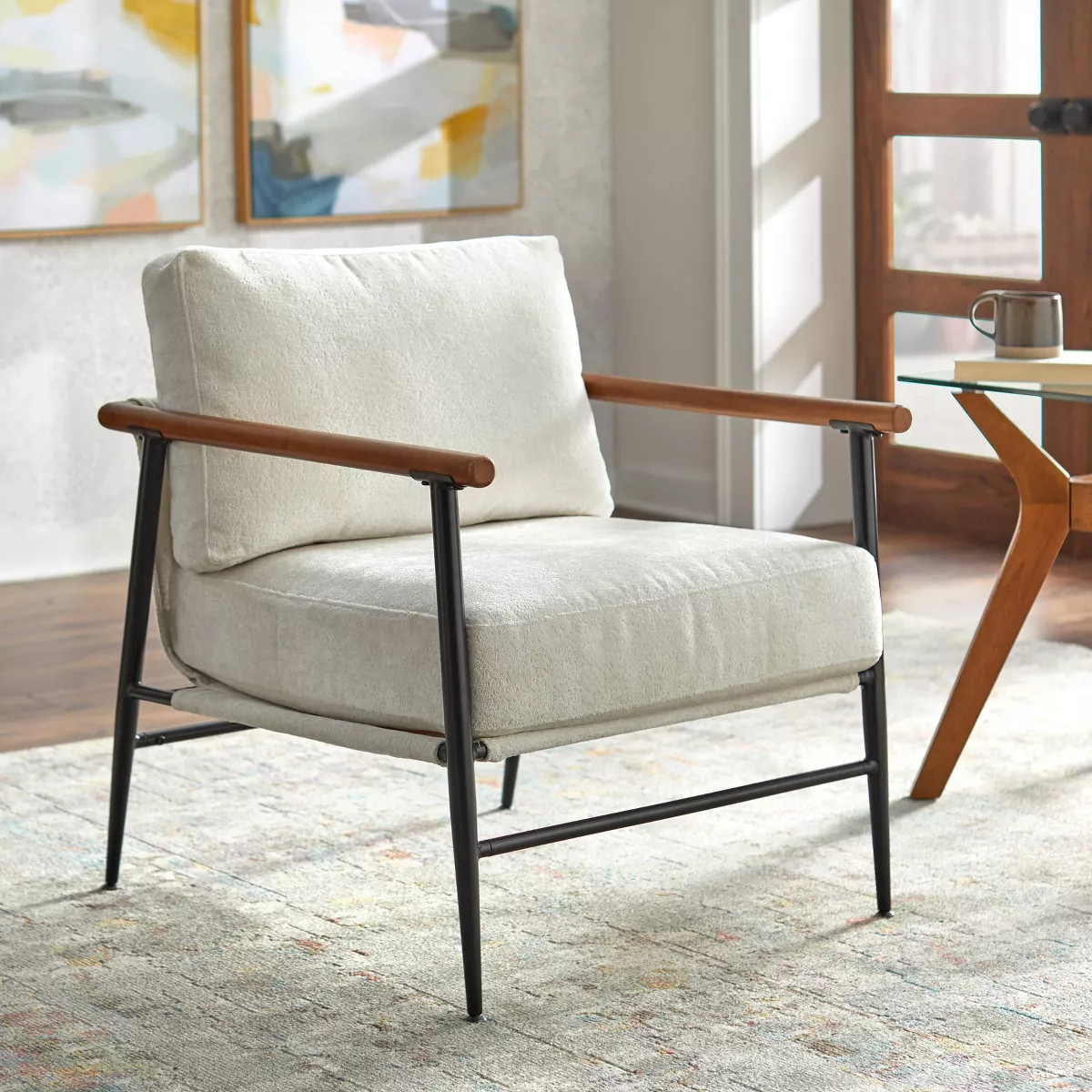 Lifestorey Demi Mid Century Modern Accent Chair | Target