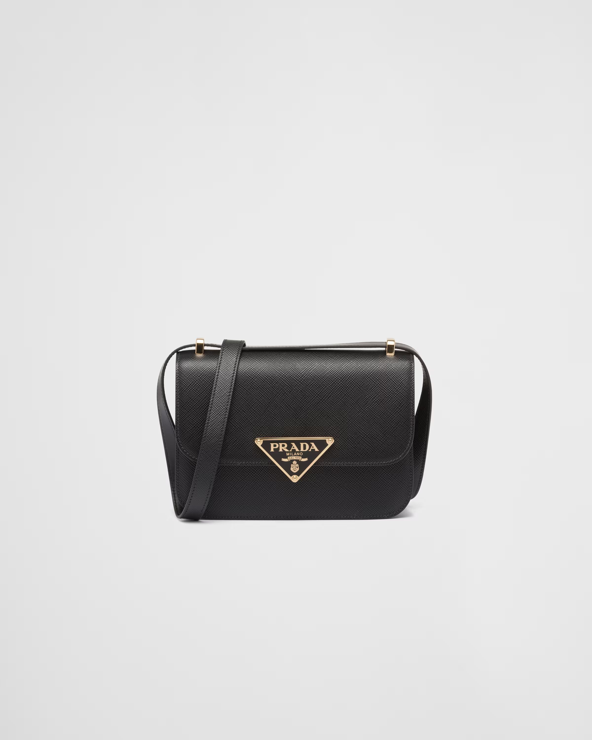 Prada Emblème Saffiano shoulder bag | Prada Spa US