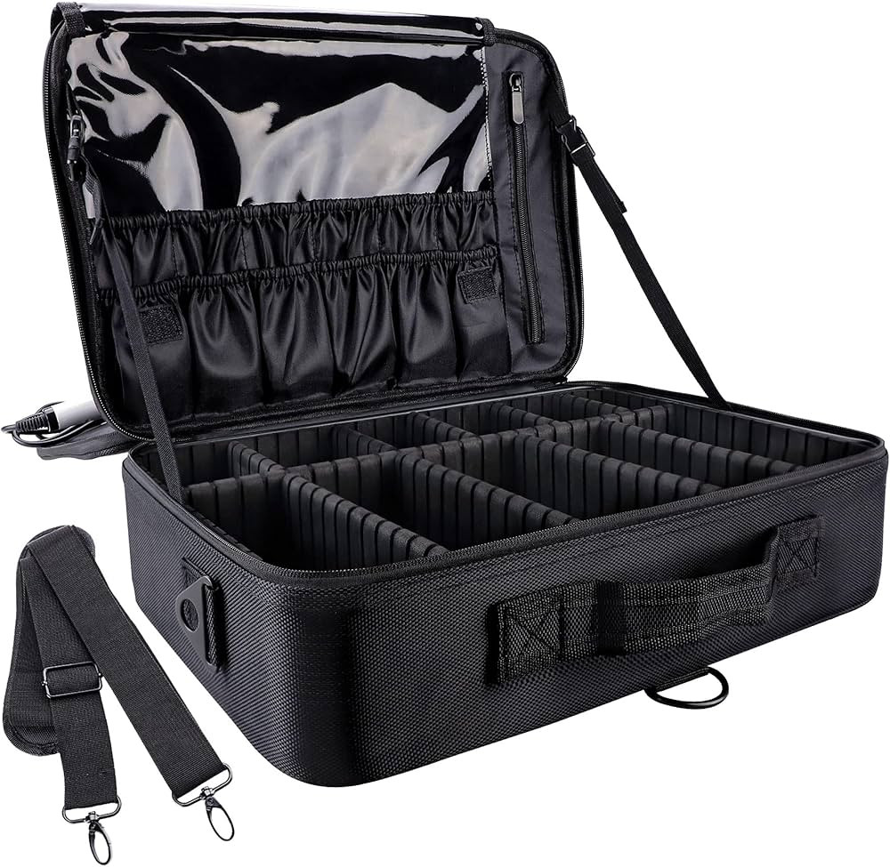 gzcz Large Capacity Travel Makeup Train Case,Professional Cosmetic Bags for Women,Portable Makeup... | Amazon (US)