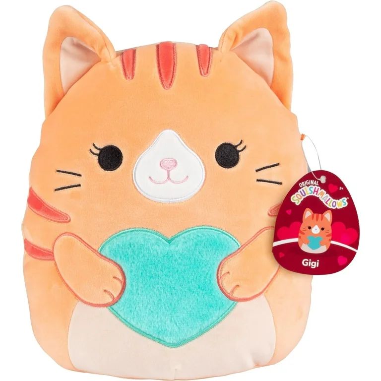 Squishmallows 10" Gigi The Cat 2024 Valentine's Day Plush - Officially Licensed Kellytoy- Collect... | Walmart (US)