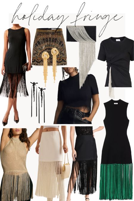 Festive fringe pieces for the holiday season, high and low! ✨ See how I styled one of these fringe skirts on my Instagram feed today and on NatalieYerger.com.

#fringeskirt #holidayoutfit #holidaypartyoutfit #holidayoutfits #christmaspartyoutfits #fringe #festiveskirt #festiveoutfits #christmasoutfits #christmasparty 

#LTKparties #LTKHoliday #LTKfindsunder100