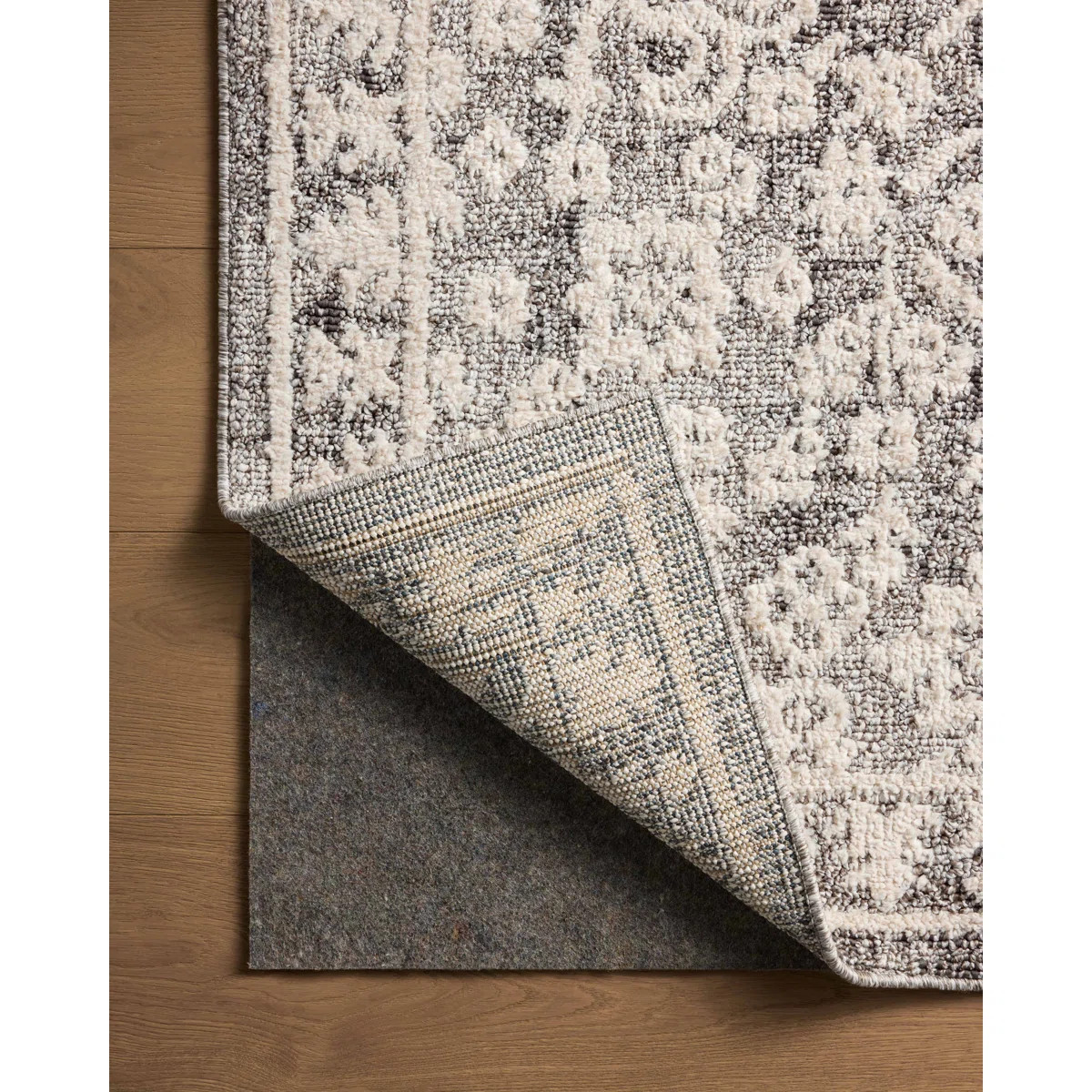 Magnolia Home by Joanna Gaines x Loloi Gigi Grey / Ivory Area Rug | Wayfair North America