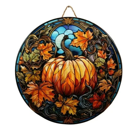 YHAIOGS interchangeable Welcome Sign for Front Door Decoration Door Pendant Pumpkin Door Decoration Home Door Sign | Walmart (US)