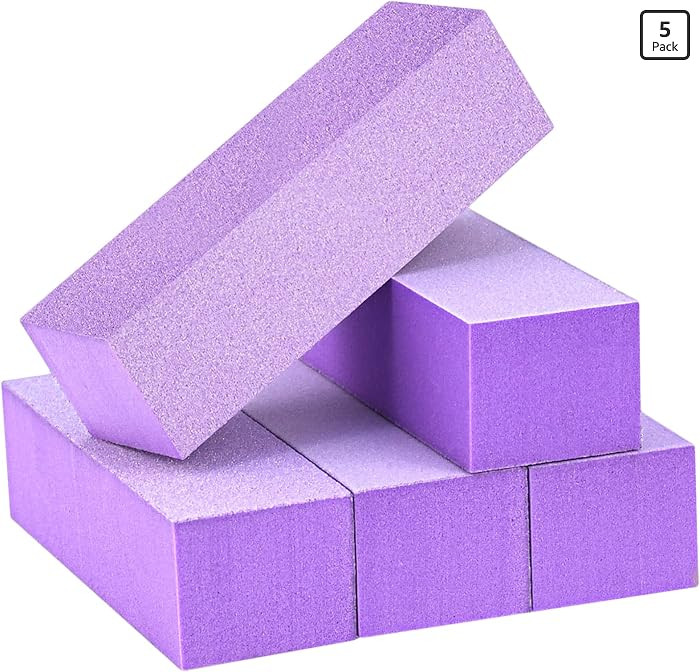 Maryton Nail Buffer Block, Medium/Fine Grit 100/180 Finishing Buffers for Acrylic Nails Gel Polis... | Amazon (US)