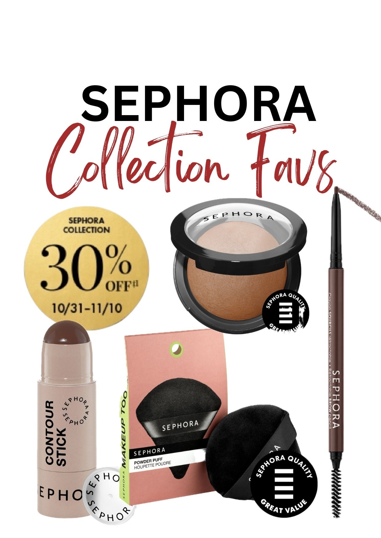 Shop my Sephora collection favorites at 30% off October 31-November 10

@sephora #sephorapartner
#sephoracollection #sephorahaul 

#LTKBeauty