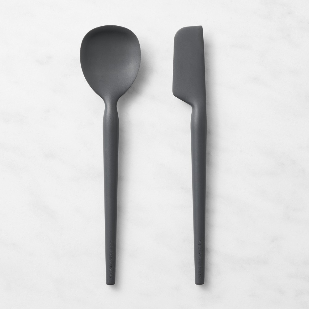 Williams Sonoma Prep Tools Silicone Mini Spoonula and Jar Scraper Set | Williams-Sonoma