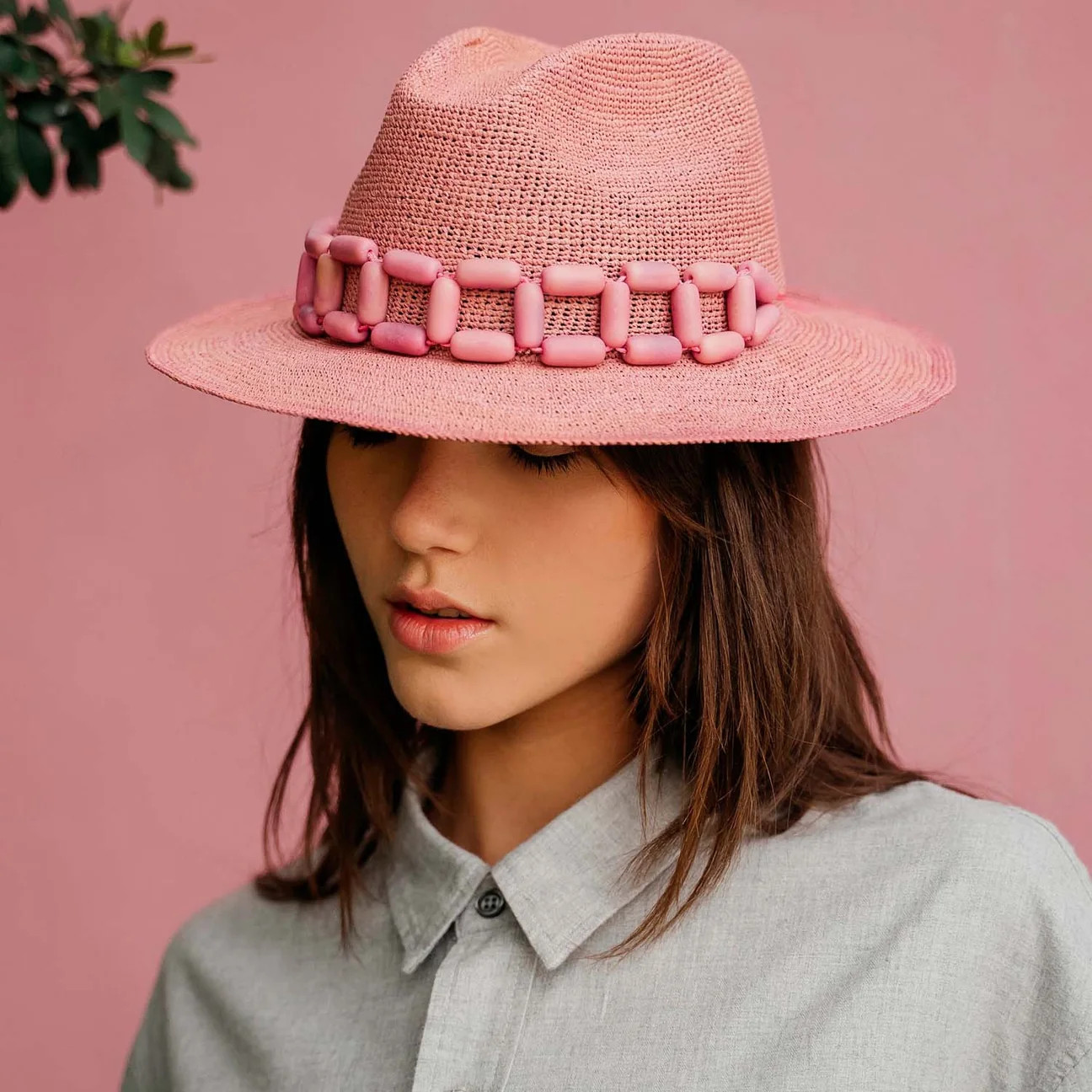 Cadaques - Toquilla Straw Tagua Bead Packable Hat Fedora Panama | Artesano | Artesano