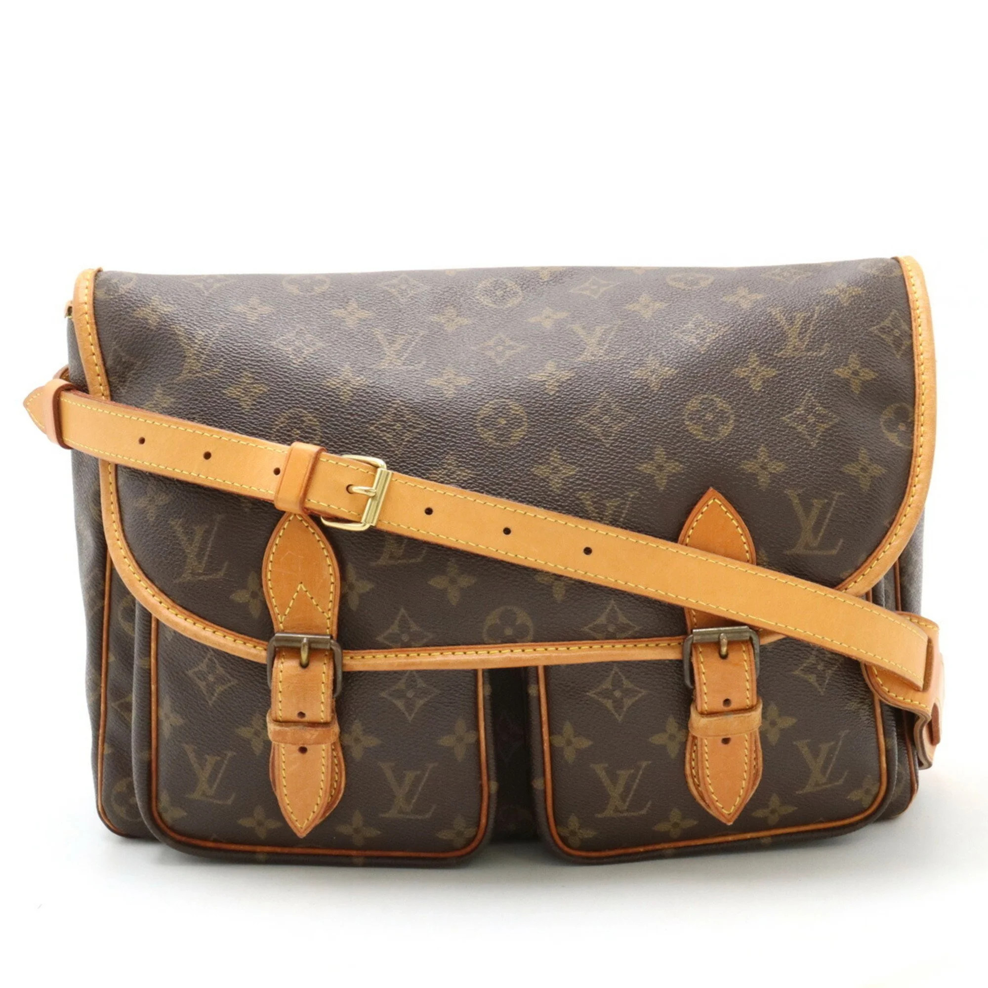 Pre-Owned LOUIS VUITTON Louis Vuitton Monogram Sac Bazas Japon Shoulder Bag M99013 (Fair) - Walma... | Walmart (US)