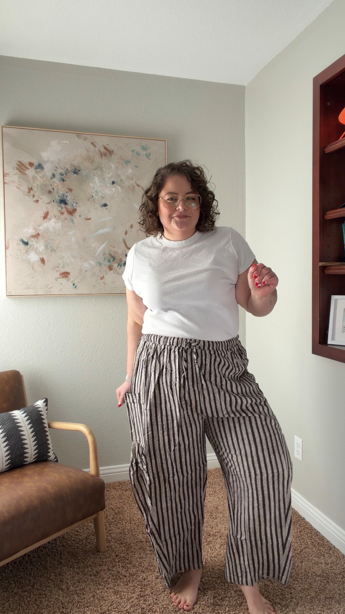 Top XL
Bottom xxl

bust 44  //  waist 42  //  hips 55  //  5’6” 

#LTKPlusSize #LTKmomlife #LTKMidsize