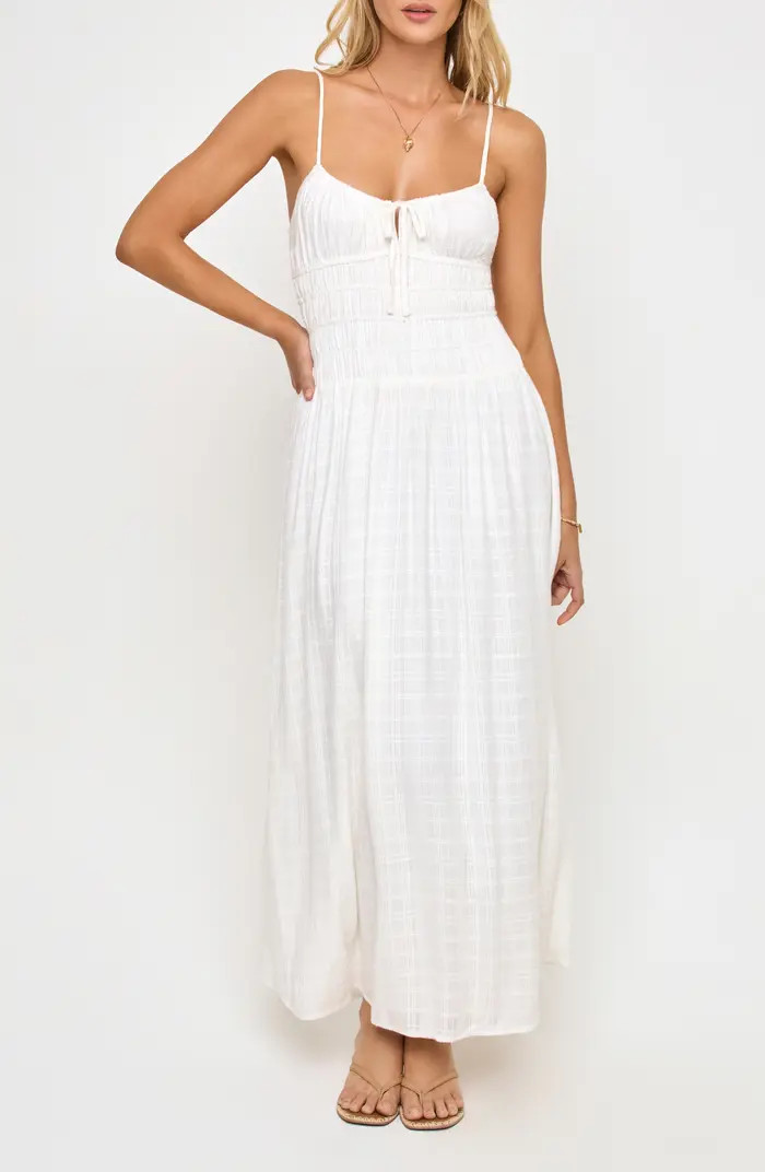 Tala Shirred Waist Cover-Up Maxi Sundress | Nordstrom