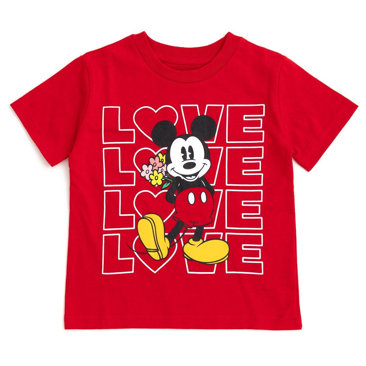 Disney Mickey Mouse T-Shirt Toddler to Big Kid - Valentine's Day, St. Patrick's Day, July 4th, Ch... | Target