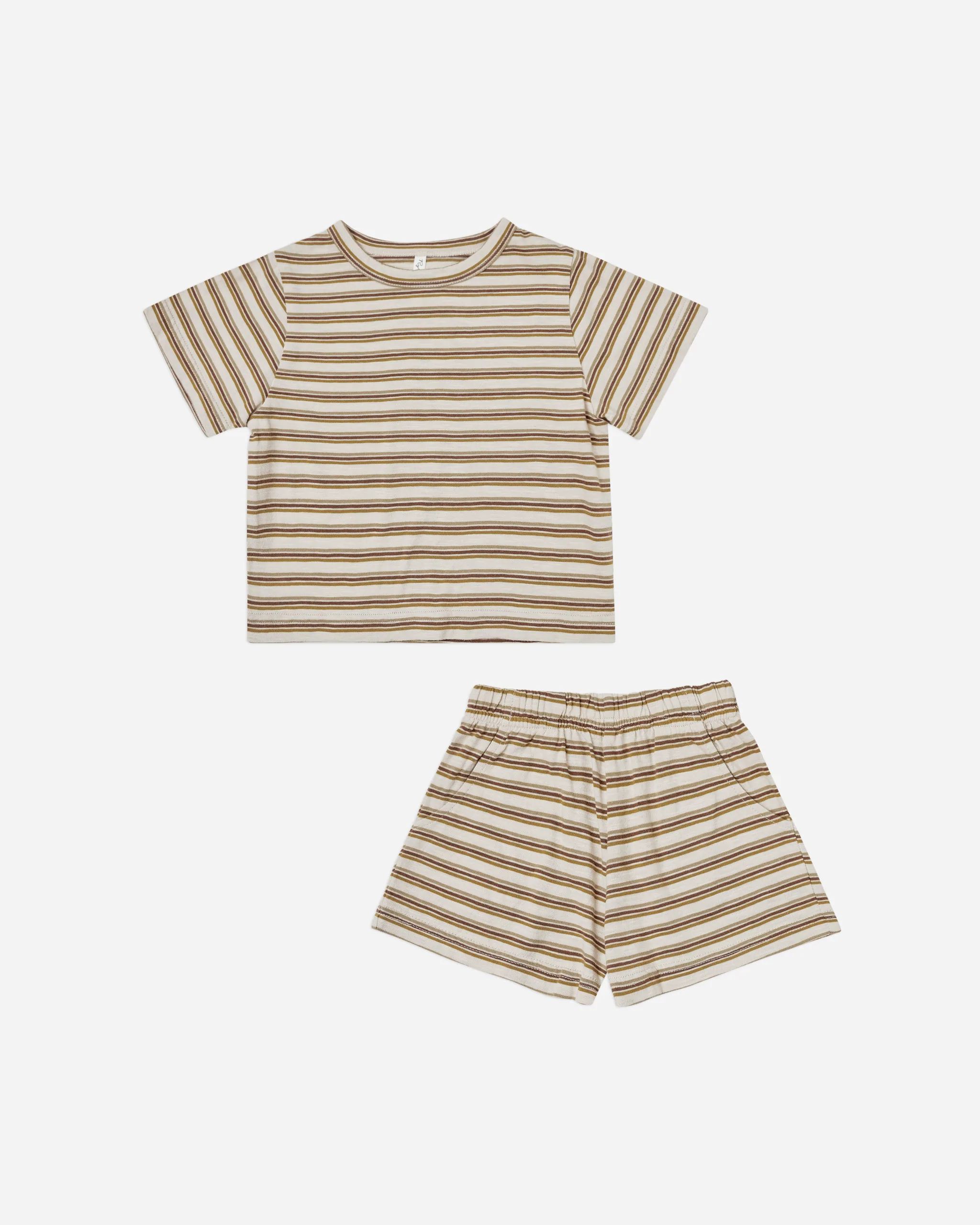 jersey set || multi-stripe | Rylee + Cru