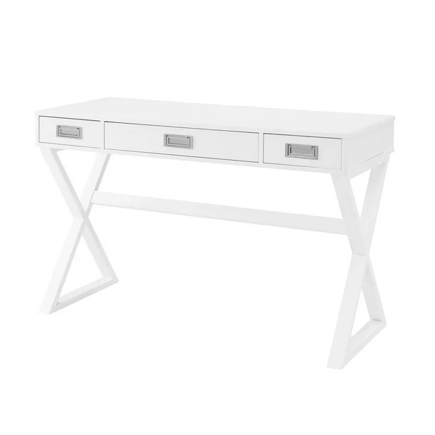 Better Homes and Gardens Crossmark Campaign Desk, White - Walmart.com | Walmart (US)