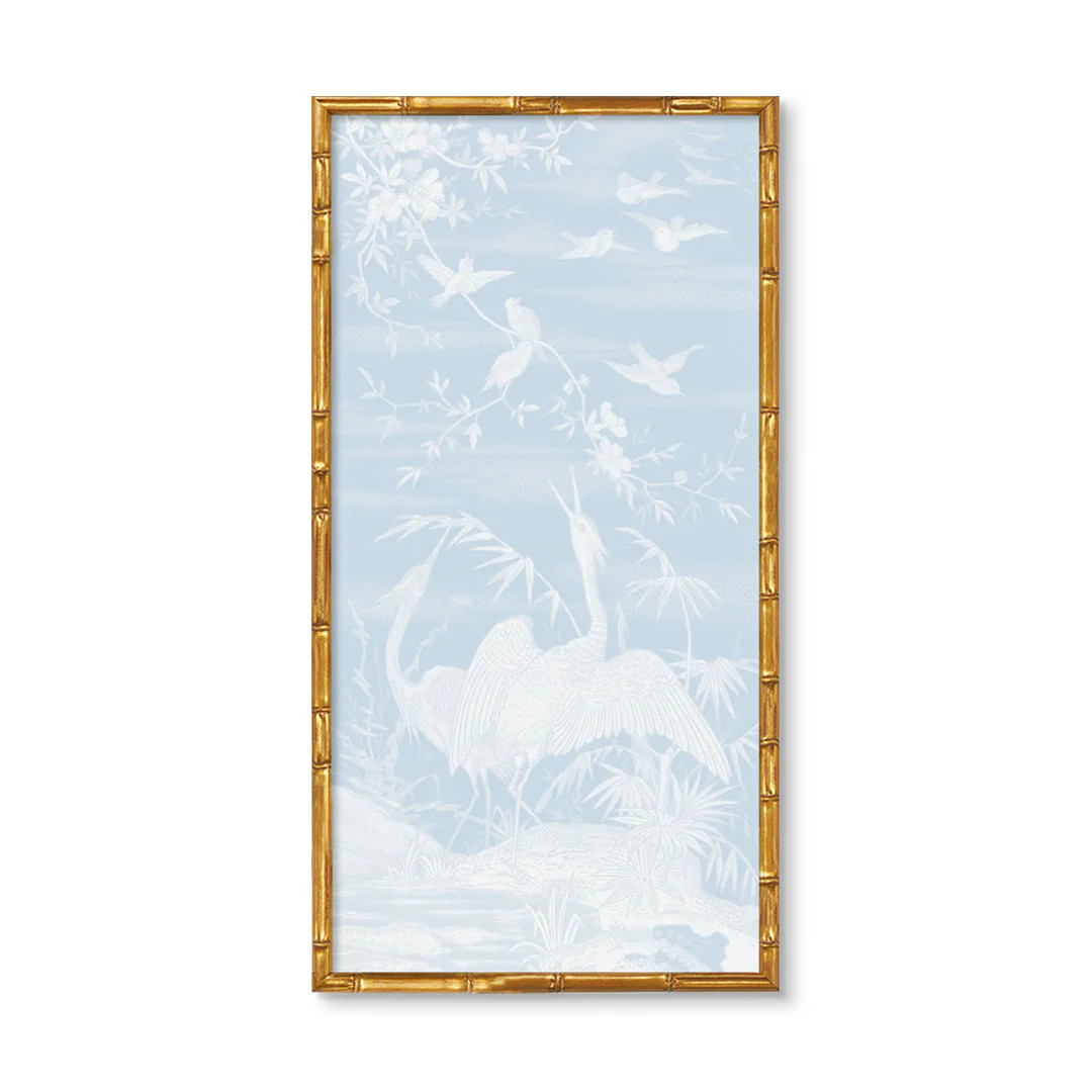 Crane Bird Panel | Urban Garden Prints