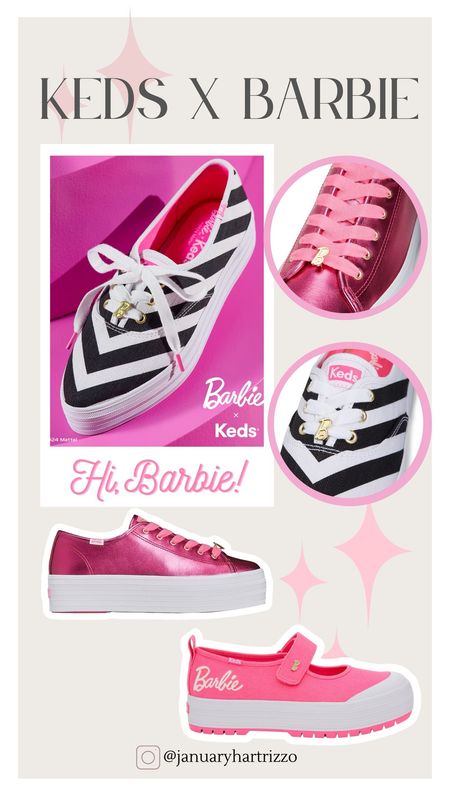 Keds x Barbie 💗💄 Too fun not to share! Summer sneakers, summer outfits, summer outfit, pink sneakers

#LTKStyleTip #LTKShoeCrush #LTKFindsUnder100