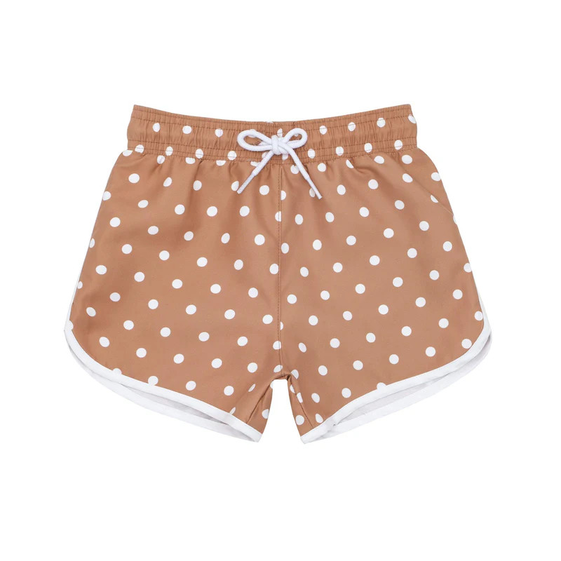 boys mocha dot boardie | minnow