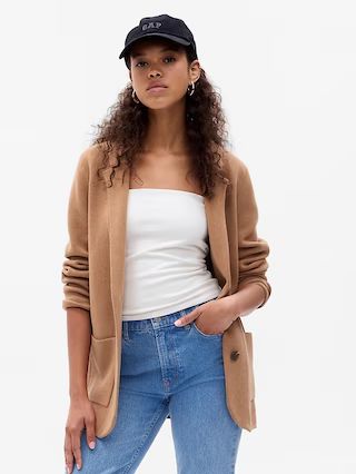 Oversized Sweater Blazer | Gap (US)