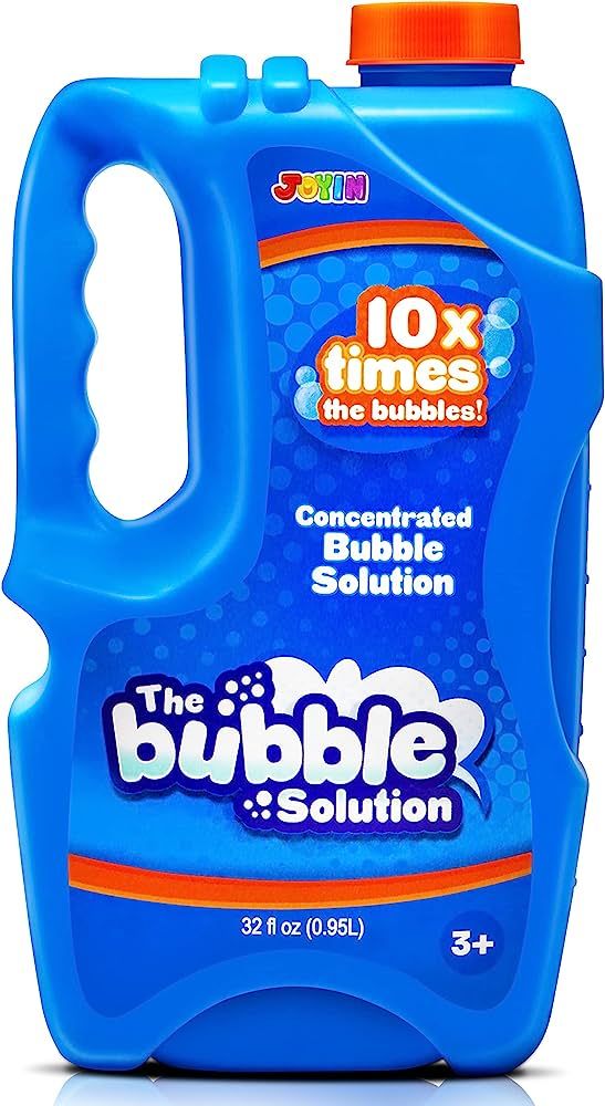 JOYIN 32 oz Bubble Solution Refills (Close to 1L/ 2.5 Gallon) Big Bubble Solution, Bubble Concent... | Amazon (US)