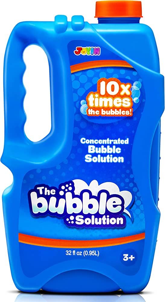 JOYIN 32 oz Bubble Solution Refills (up to 2.5 Gallon) Big Bubble Concentrated for Bubble Machine... | Amazon (US)