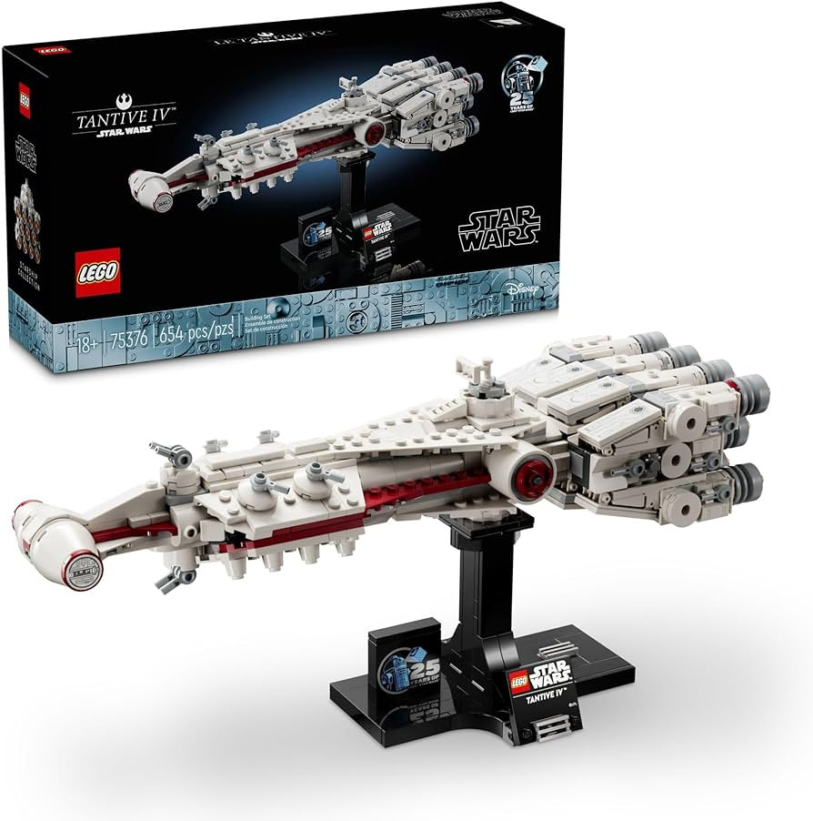 LEGO Star Wars: A New Hope Tantive IV, Buildable 25th Anniversary Starship Model, Creative Buildi... | Amazon (US)