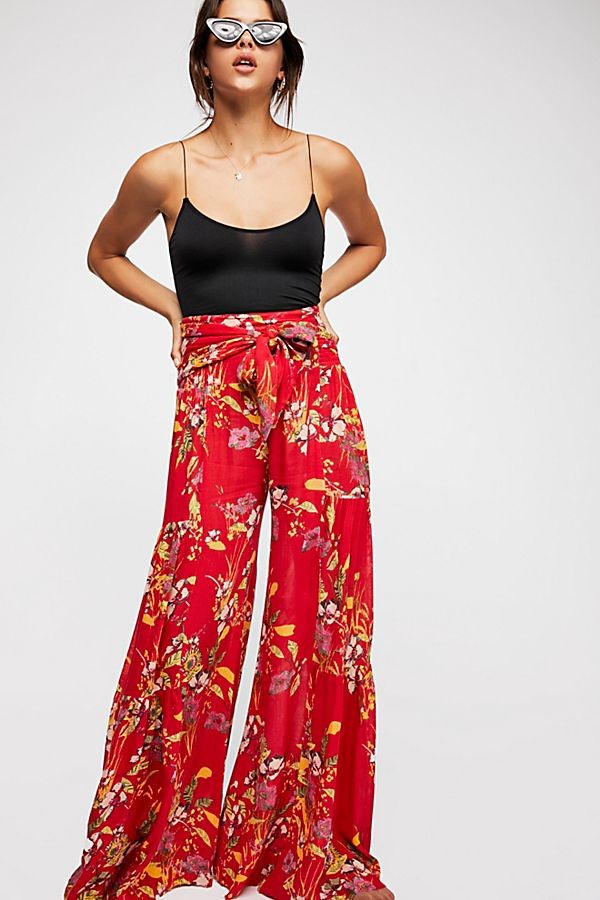 FP One Aloha Printed Wide-Leg Pants | Free People (Global - UK&FR Excluded)
