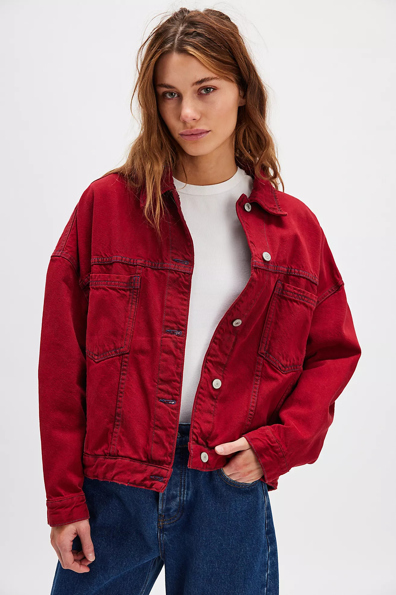 We The Free Opal Swing Denim Jacket | Free People (Global - UK&FR Excluded)