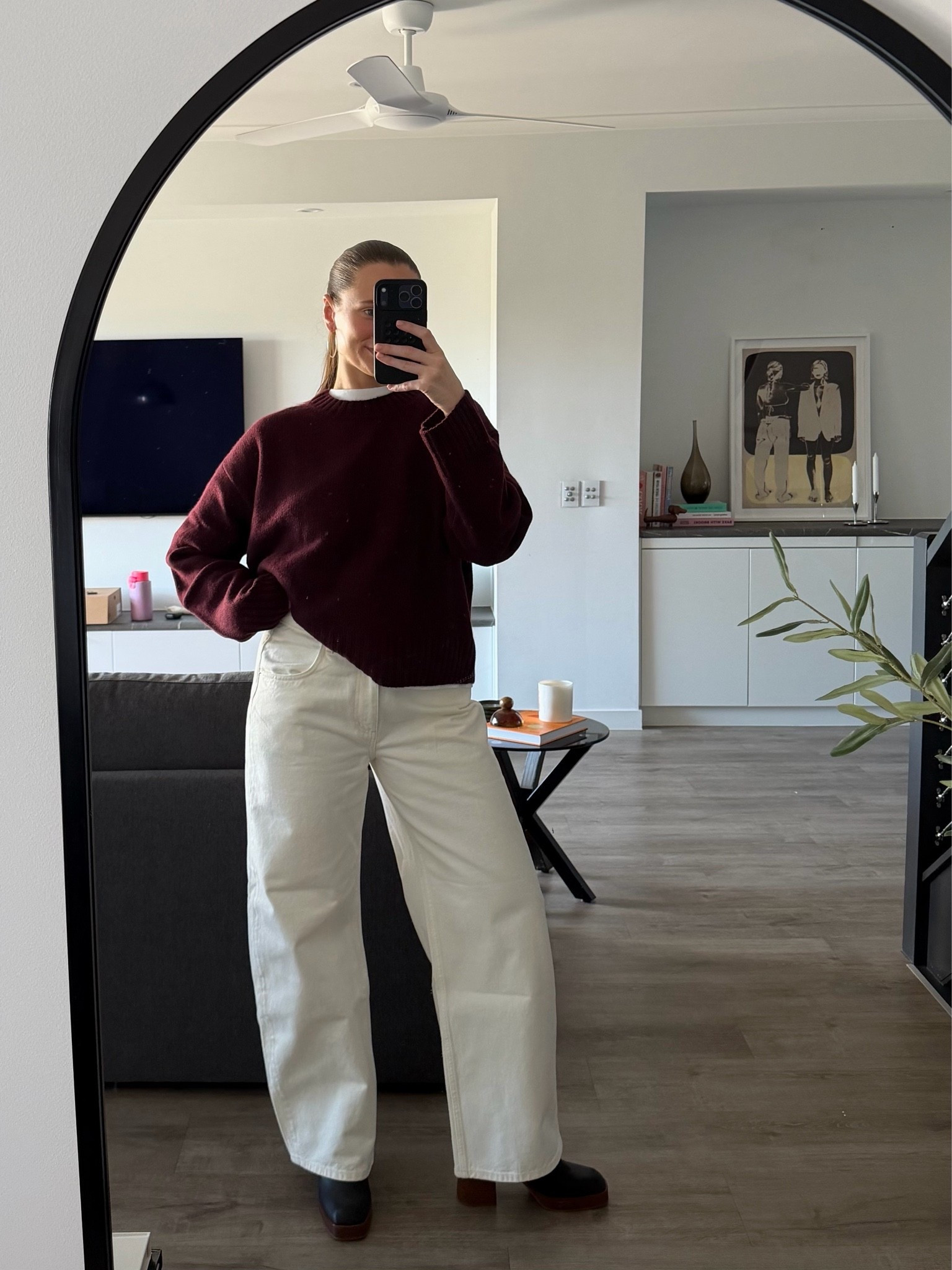 Wearing a 29 in the jeans, 10 in the top and 12 in sweater 🩷

#LTKworkwear #LTKjeans #LTKwinter