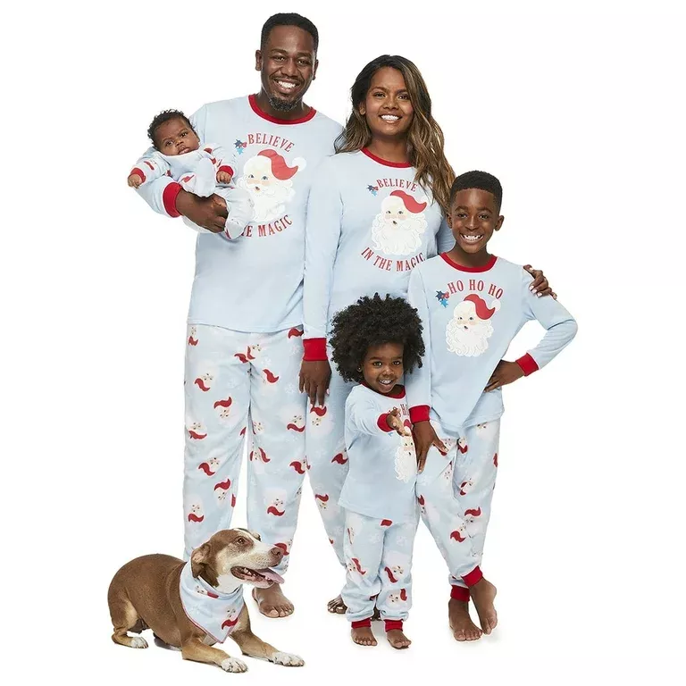 Walmart matching christmas discount pajamas with dog