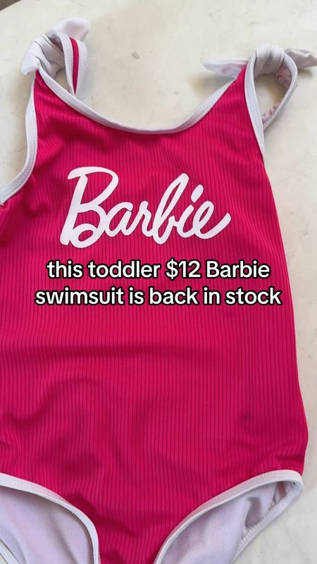 Back in stock! 
Toddler $12 Barbie swimsuit! 

#LTKstyletip #LTKswim #LTKkids