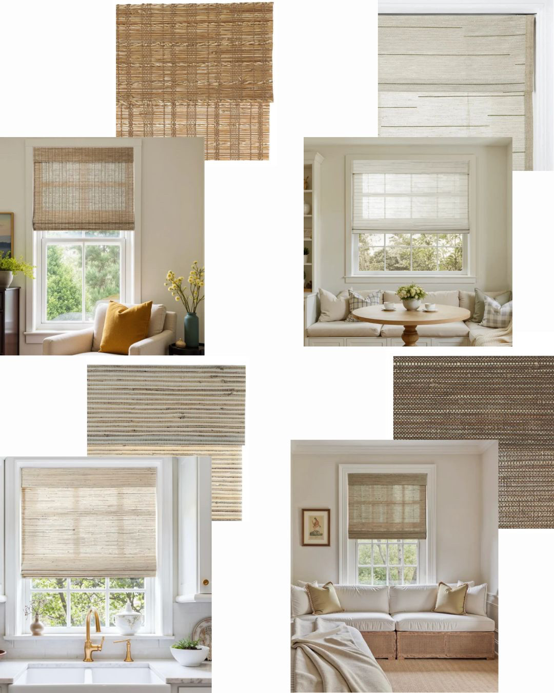 Woven Wood Roman Blinds.
Cords or cordless or motorized. 
Order your free samples today!

Use my promo code LUCYRODRIGUES and get 22% off until July 15th.

Blinds, window coverings, window treatments, light filtering, coastal style, designer tips.  

 #LTKhome #LTKstyletip #LTKfamily