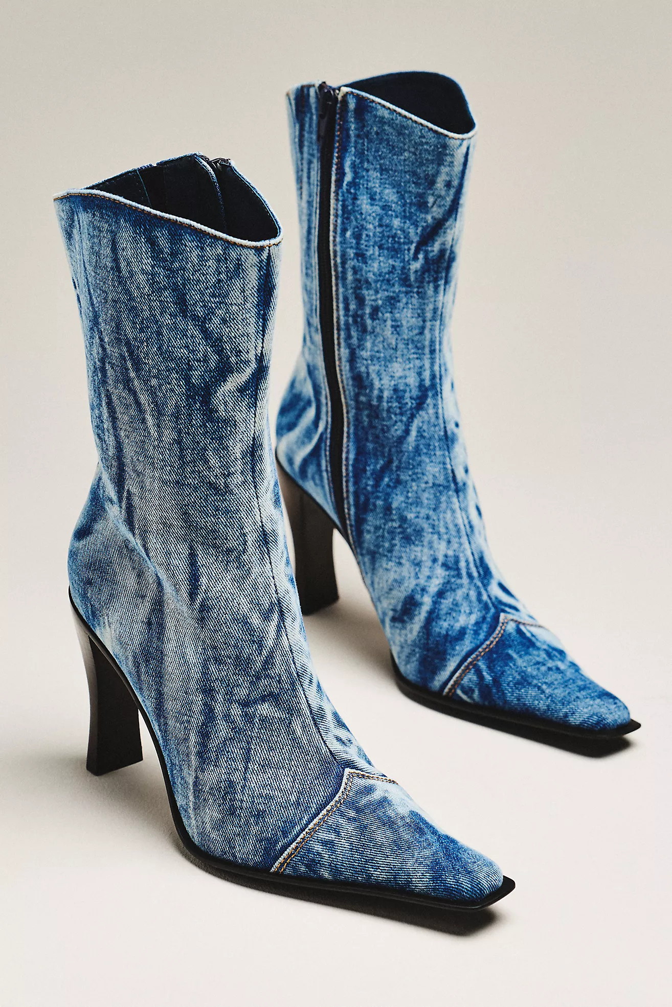 jeffrey Campbell Be-Bold-2 Denim Boots | Anthropologie (US)