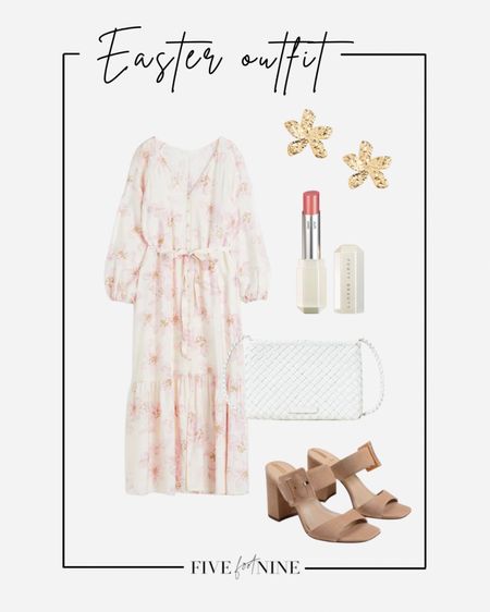 Easter outfit idea, maxi floral dress under $35 

#LTKSeasonal #LTKwedding