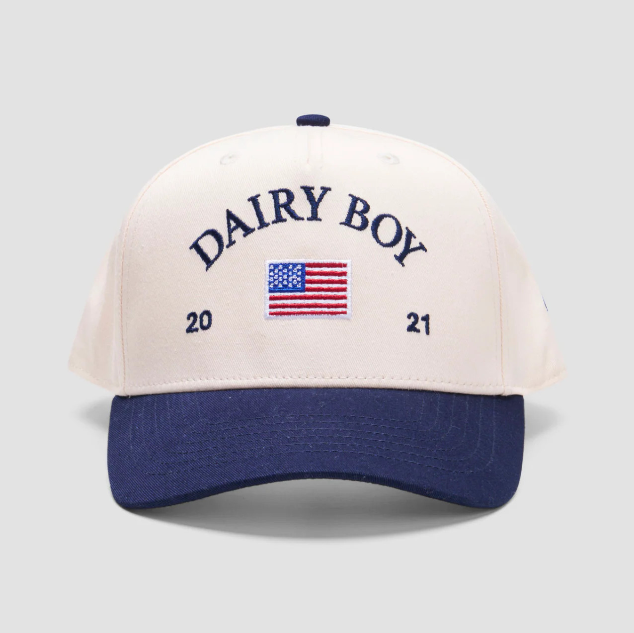 Heritage Trucker Hat - Navy | Dairy Boy