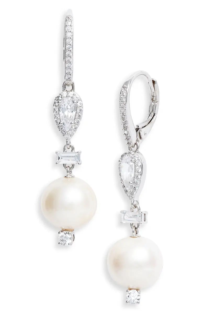 Nadri Trousseau Freshwater Pearl Drop Earrings | Nordstrom | Nordstrom