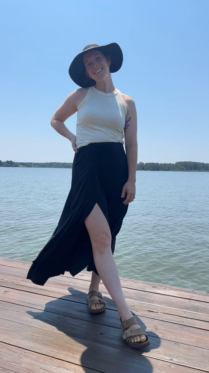 I LOVE this skirt for breezy summer days to dress up or dress down. It’s washable silk and super versatile, comfortable, and easy to care for! It packs easily for travel and goes with everything  



#LTKTravel #LTKStyleTip #LTKWorkwear
