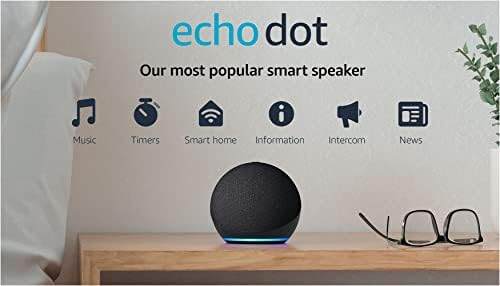 Echo Dot (4th Gen, 2020 release) | Our most popular smart speaker with Alexa | Charcoal | Amazon (US)