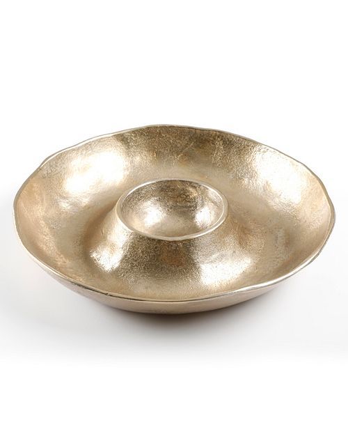 Gold Colored Chip and Dip Server, Created For Macy's | Macys (US)