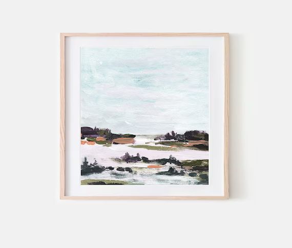 Printable Landscapeabstract Landscape Artinstant Download | Etsy | Etsy (US)